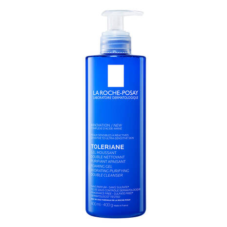 La Roche Posay Toleriane Gel Moussant Purifiant Apaisant Double Nettoyant 400ml