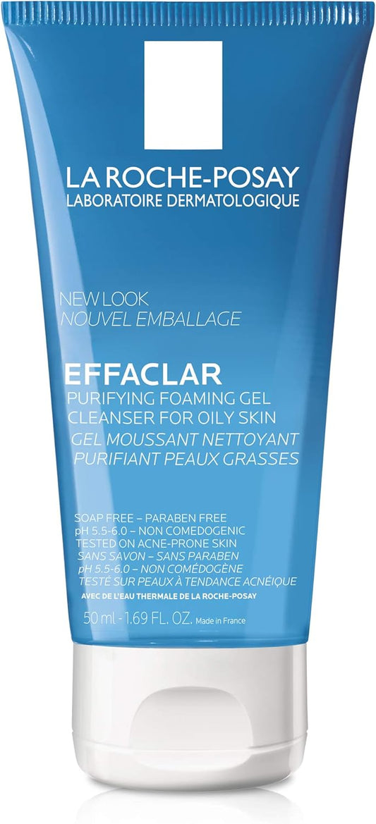 La Roche Posay Effaclar gel moussant purifiant peaux grasses et sensibles - 50ml