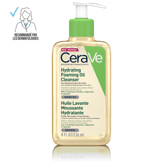 CeraVe Nettoyants Huile Lavante Moussante Hydratante 473ml